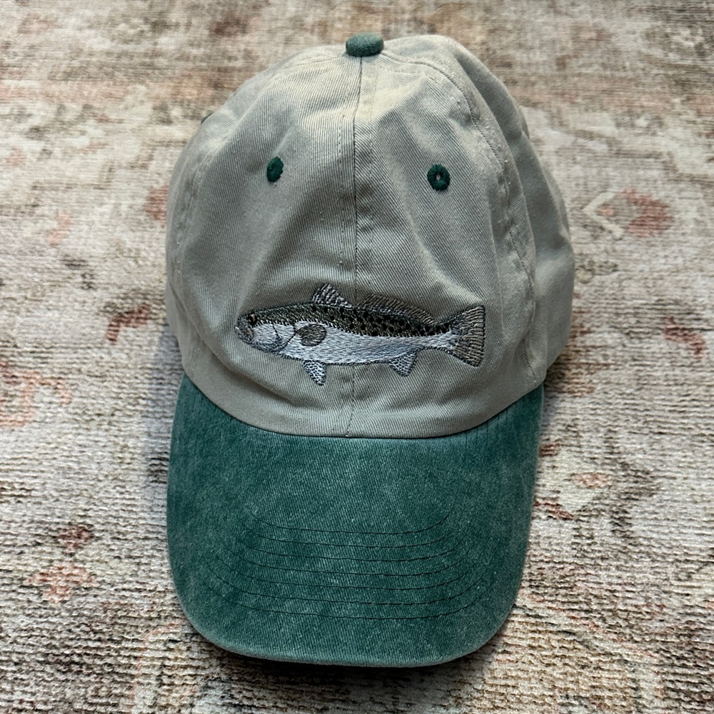 Unisex Embroidered Salmon/Trout Fishing Baseball Hat